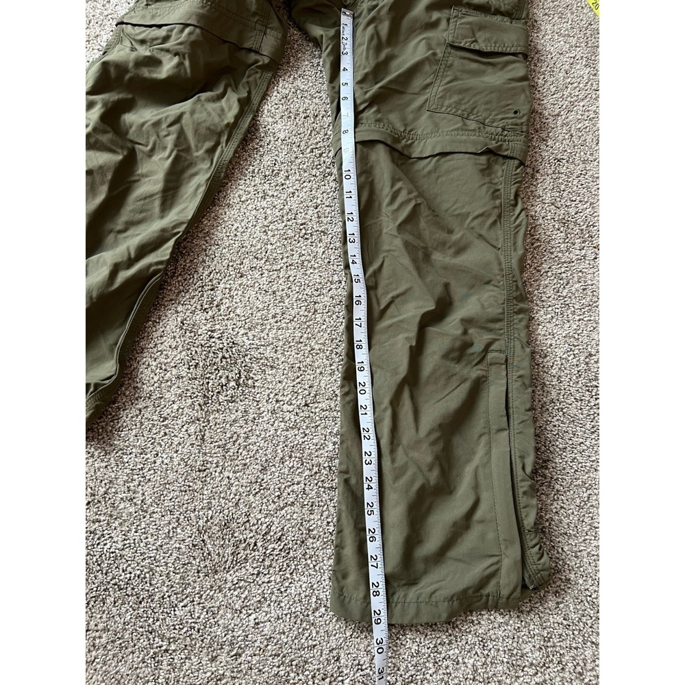 Mountain Khakis Lightweight Convertible Cargo Pants Green Men's Size 28x29 - Picture 4 of 8